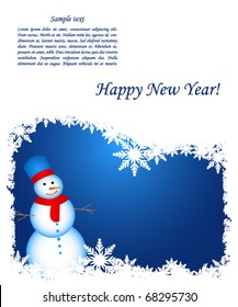 Abstract new year background