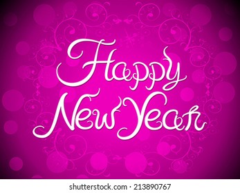 abstract new year background vector illustration