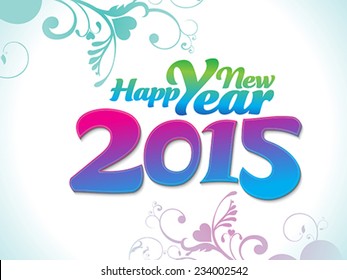 abstract new year background vector illustration