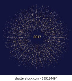 Abstract New Year card Background