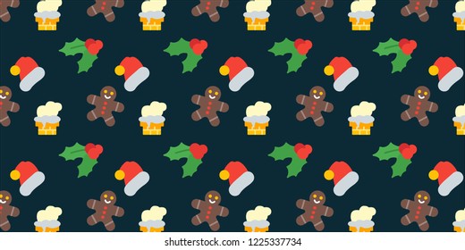 Abstract  New Year, Christmas elements and icons. Vector design.