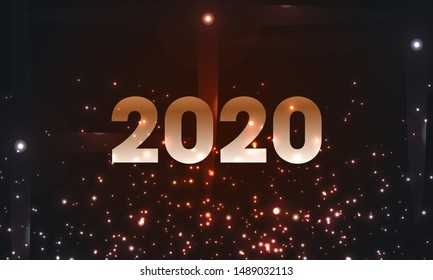 Abstract New Year Welcoming background
