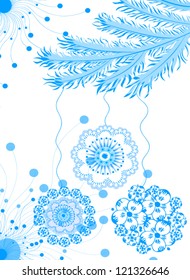 Abstract New Year's background with jewelry