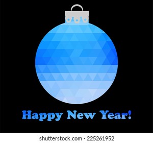 Abstract New Year's ball