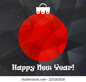 Abstract New Year's ball