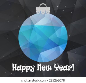 Abstract New Year's ball