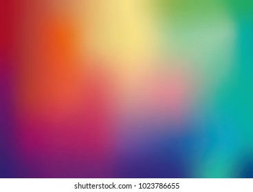 Abstract nice blurred gradient mesh background in bright rainbow colors. 
Colorful smooth banner template. Vector illustration. Banner, Wallpaper. Beautiful Soft Blurred Image.