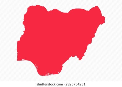 Abstract Nigeria Simple Map Background, can be used for business designs, presentation designs or any suitable designs.