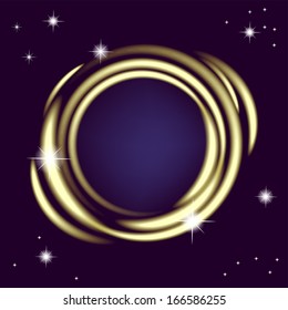 Abstract night background. Vector illustration.