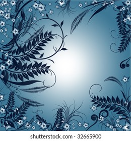 abstract night flower background
