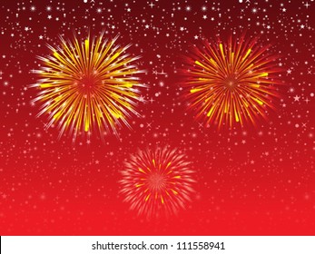 illustration vectorielle abstraite du ciel nocturne