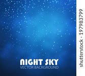 Abstract night sky vector background