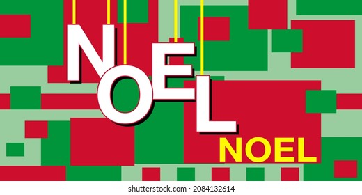 Abstract Noel design - Vector Illustration 
