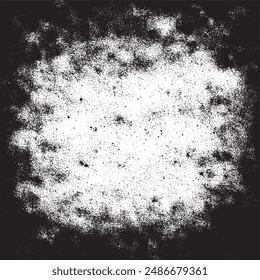 Abstract noise small particles debris and dust distressed uneven background grunge texture overlay with rough and fine grains isolated on white background 