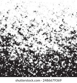 Abstractas ruido Pequeñas partículas escombros y suciedad fondo desigual superposición de textura grunge con granos ásperos y finos aislados sobre fondo blanco 