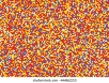 Abstract noise square color pixel mosaic background. Vector illustration