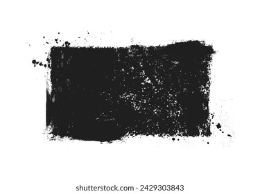 Abstract noise texture of frame. Vector dust black overlay, stipple effect, small dots. Hand drawn distressed uneven background. Dark noise granules. Trend grunge texture overlay with fine particle.