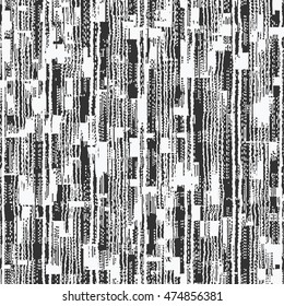 Abstract noisy brushed block textured background. Seamless pattern.