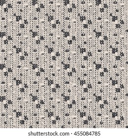 Abstract noisy flecked spotty geometric motif. Seamless pattern.