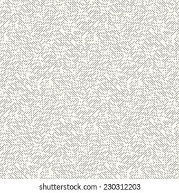 Abstract  noisy stroke rhombus textured background.  Seamless pattern. Vector.