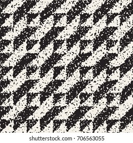 Abstract noisy textured geometric shapes background. Vector seamless vintage grungy pattern.