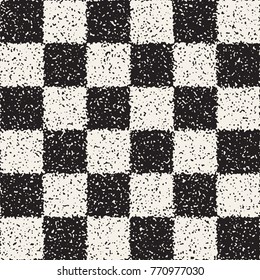 Abstract noisy textured geometric shapes background. Vector   vintage grungy pattern.