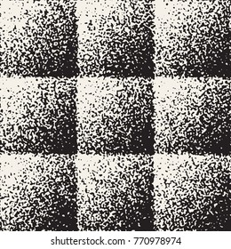 Abstract noisy textured geometric shapes background. Vector   vintage grungy pattern.