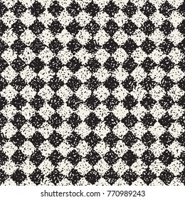 Abstract noisy textured geometric shapes background. Vector   vintage grungy pattern.