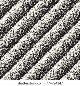 Abstract noisy textured geometric shapes background. Vector seamless vintage grungy pattern.