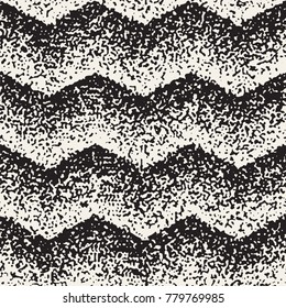 Abstract noisy textured geometric shapes background. Vector seamless vintage grungy pattern.