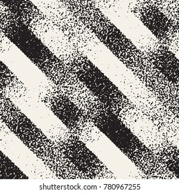 Abstract noisy textured geometric shapes background. Vector seamless vintage grungy pattern.