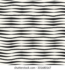 Abstract  noisy textured irregular striped background. Seamless pattern. 