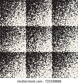 Abstract noisy textured shapes background. Vector seamless vintage grungy pattern.