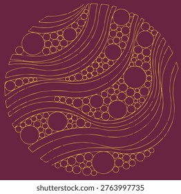 an abstract, non-representational geometric design
