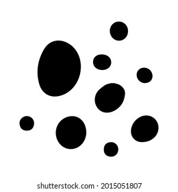 Abstract nordic trendy elements with dots, circle, spot for decoration interior, print posters, greeting card, business banner, wrapping in modern scandinavian style in vector. Hand drawn doodle style