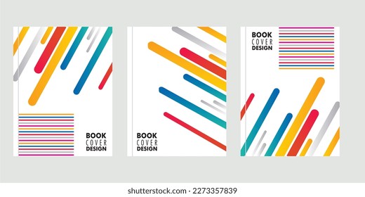 diseño de portada del libro de notas abstractas diseño de oficina color de diseño lácteo cobertura completa diseño de vectores asombroso y hermoso diseño arcoiris