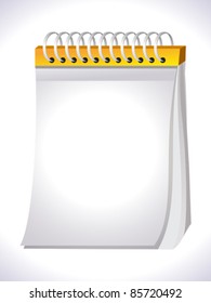 abstract notebook icon  vector illustration