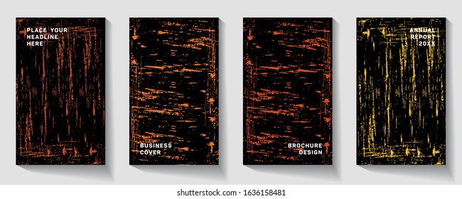 Abstract notepad cover vector.  Cool template front page with multicolored. notepad cover background for college.