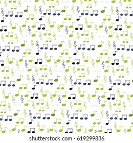 Abstract notes background. Vector illustartion.