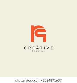Abstrato NQ QN Letra Moderna Estilo Monograma Design de logotipo. Modelo de vetor inicial.
