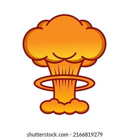 Abstract Nuclear Explosion Logo Vector Stock Vector (Royalty Free ...