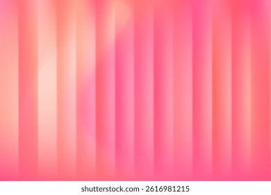 Abstract nude pink blurred gradient background, glowing fractal glass backdrop. Elegant fluid stripped texture with iridescent neon lights for presentation, poster, product display