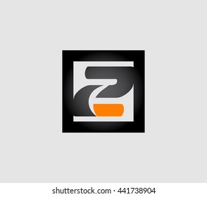 Abstract Number 2 logo Symbol icon
