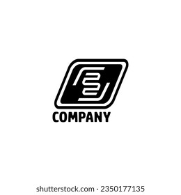 Resumen del logo número 22 en una caja. Adecuado para empresas en diversos campos.