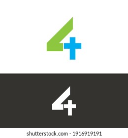 Abstract Number 4 Logo medical