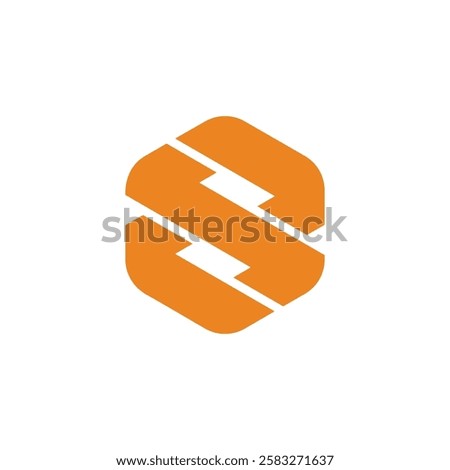 Abstract Number 8 Eight Logo design vector template on white background