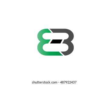Abstract Number 8 logo Symbol icon
