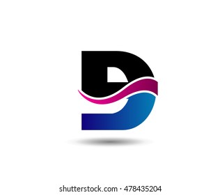 Abstract Number 9 logo Symbol
