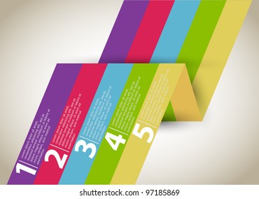 abstract number line background