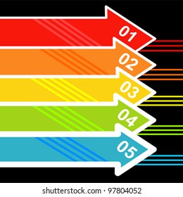 abstract number line background. Design template. Vector illustration